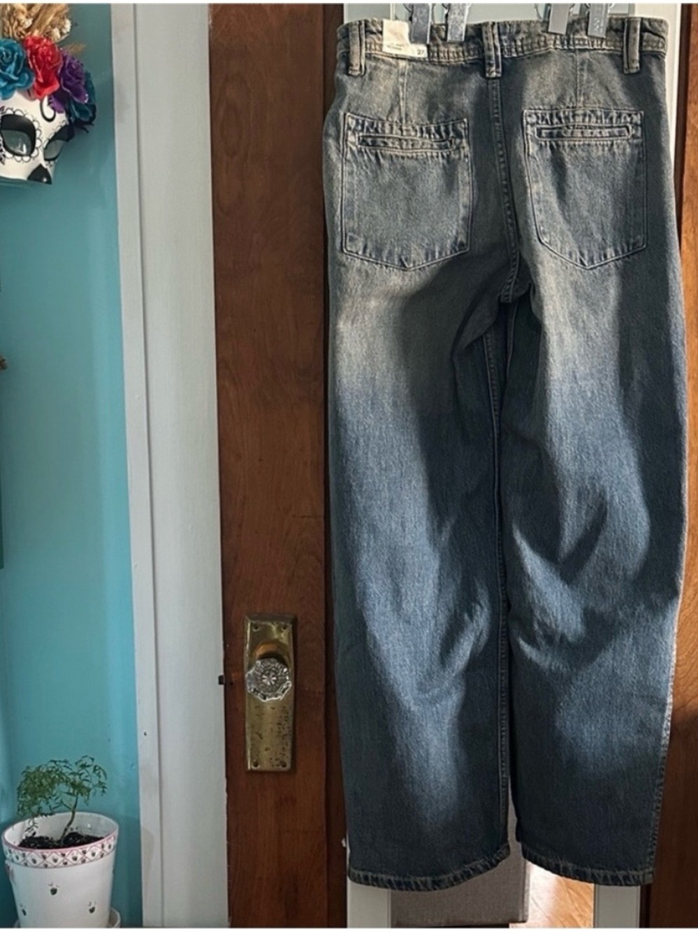 Free People- We The Free Bock Party Trouser Jeans - Picture 9 of 16